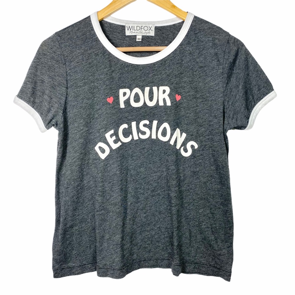 ♦️SOLD♦️Wildfox Pour Decisions Johnny Ringer Tee - Picture 3 of 10
